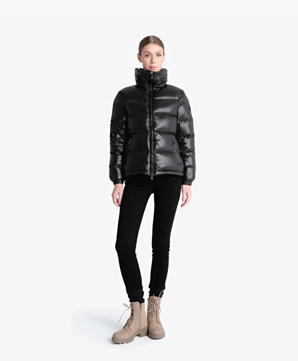 Kadın Siyah Su İtici Mont 4K2TM84014