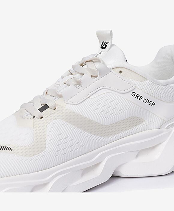 Erkek Beyaz Siyah Spor Ayakkabı