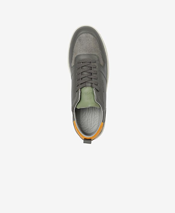 Erkek Füme Hakiki Deri Sneaker Ayakkabı