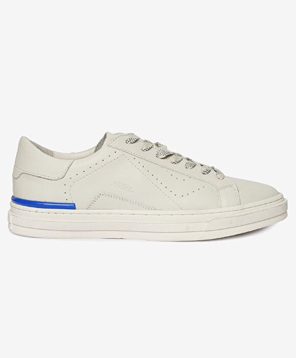 Erkek Beyaz Hakiki Deri Sneaker Ayakkabı