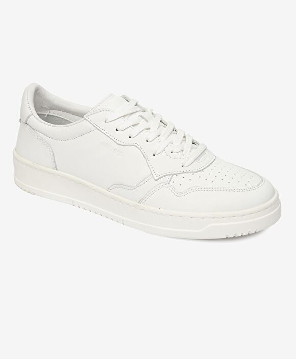 Erkek Beyaz Hakiki Deri Sneaker  Ayakkabı