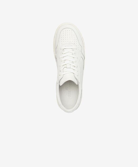 Erkek Beyaz Hakiki Deri Sneaker  Ayakkabı