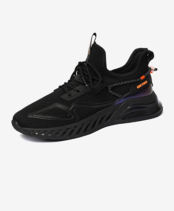 Erkek Siyah Sneaker Ayakkabı