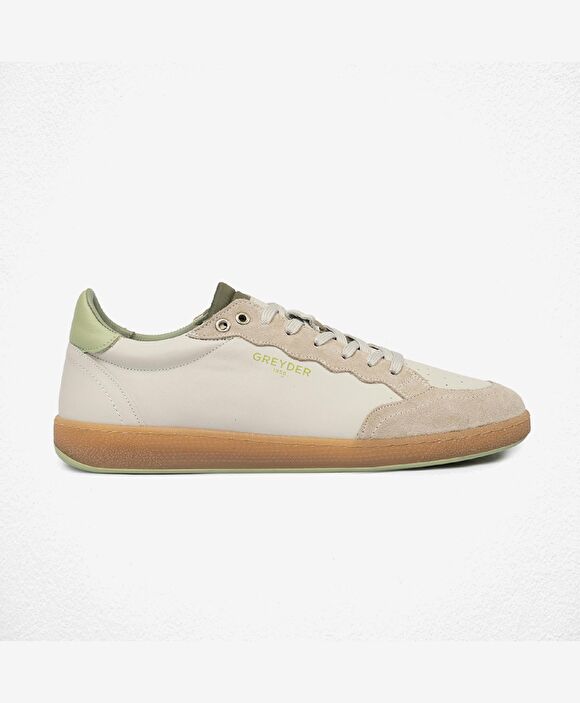 Erkek Bej Hakiki Deri Sneaker Ayakkabı