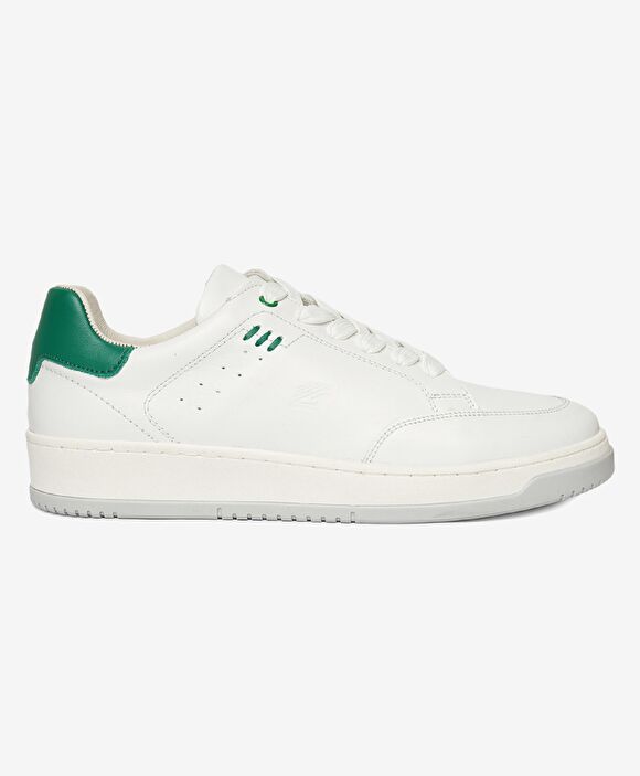 Erkek Beyaz Hakiki Deri Sneaker Ayakkabı