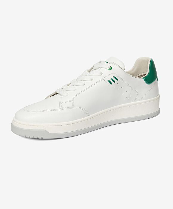 Erkek Beyaz Hakiki Deri Sneaker Ayakkabı