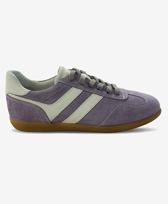 Kadın Lila Süet Hakiki Deri Sneaker Ayakkabı