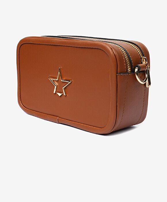 Kadın Taba İki Bölmeli Omuz Çantası