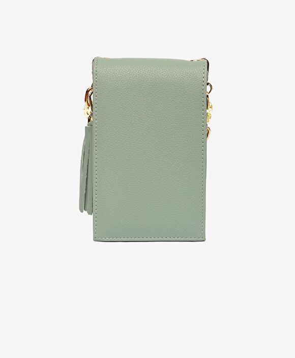 Kadın Mint Tek Bölmeli Çapraz Çanta