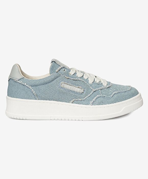 Kadın Bebe Mavi Hakiki Deri Sneaker Ayakkabı