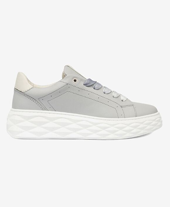 Kadın Açık Mavi Hakiki Deri Sneaker Ayakkabı