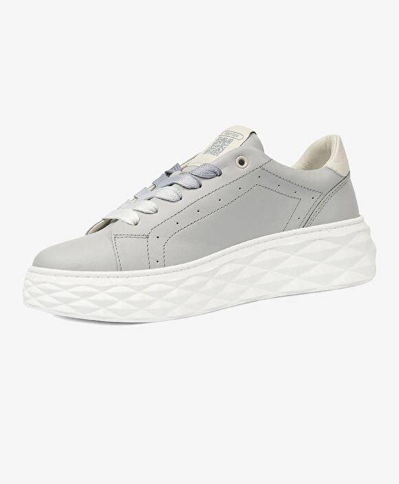 Kadın Açık Mavi Hakiki Deri Sneaker Ayakkabı