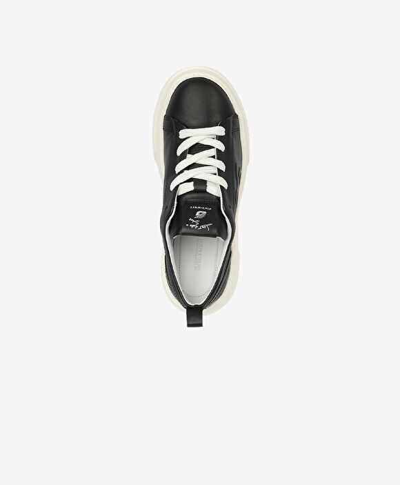 Kadın Siyah Hakiki Deri Sneaker Ayakkabı