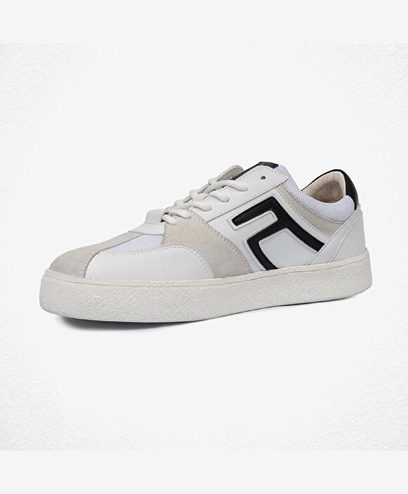 Greyder LAB Kadın Beyaz Siyah Sneaker Ayakkabı