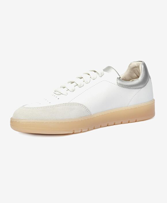GreyderLab Kadın Beyaz Gümüş Sneaker Ayakkabı