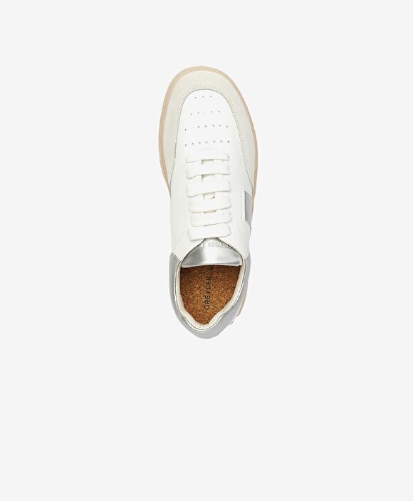 GreyderLab Kadın Beyaz Gümüş Sneaker Ayakkabı