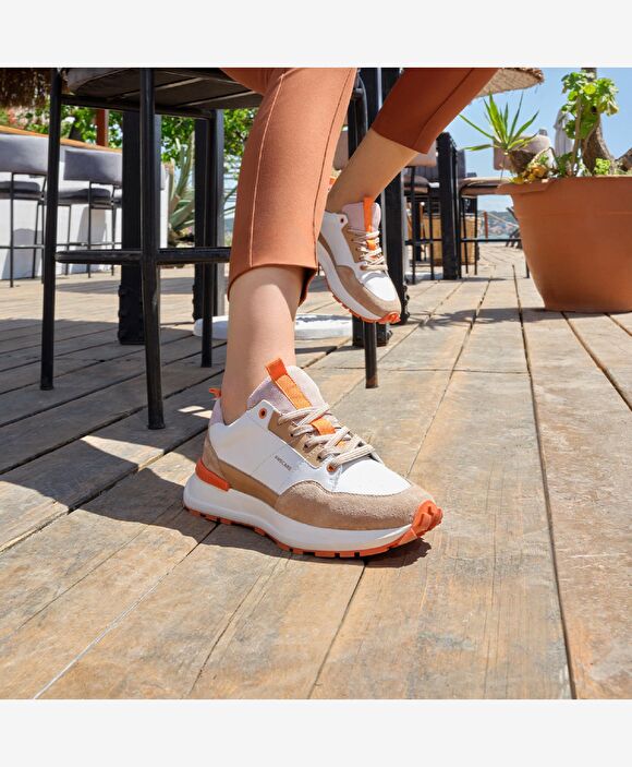 GreyderLab Kadın Kum Sneaker Ayakkabı