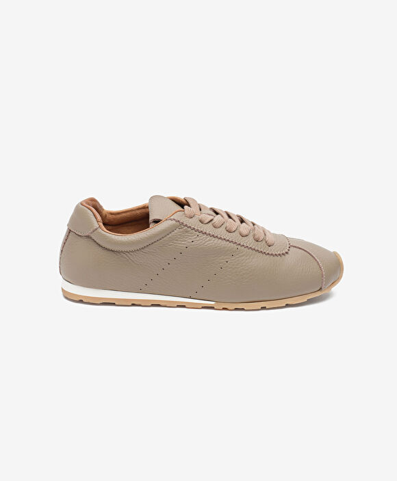 Kadın Vizon Hakiki Deri Sneaker Ayakkabı