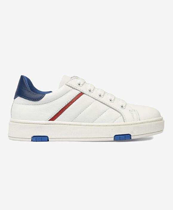 Erkek Çocuk Beyaz Saks Hakiki Deri Sneaker Ayakkabı
