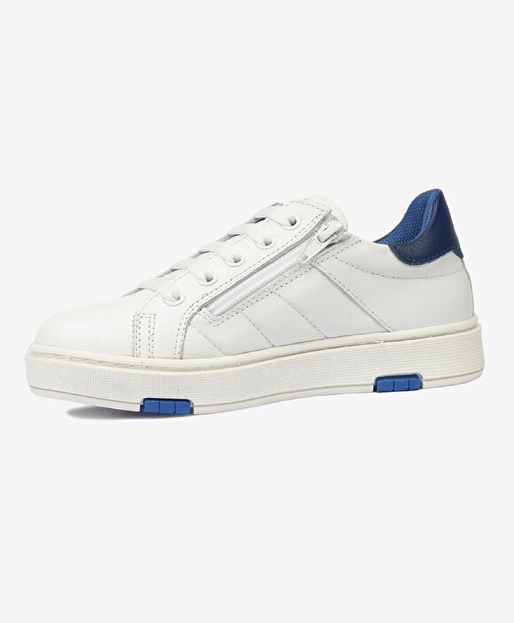 Erkek Çocuk Beyaz Saks Hakiki Deri Sneaker Ayakkabı
