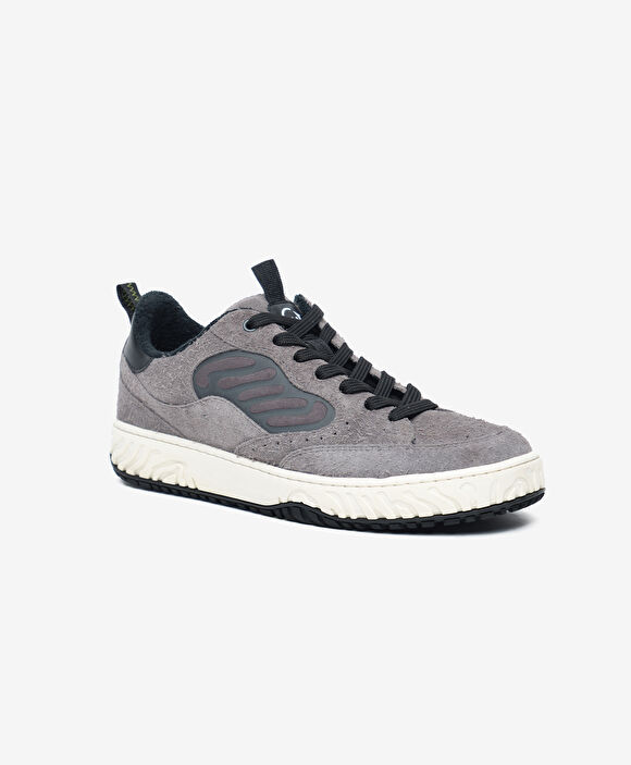 Greyder LAB Erkek Gri Hakiki Deri Sneaker Ayakkabı