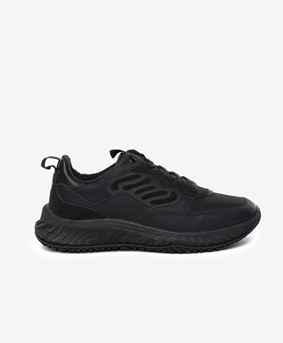 Greyder LAB Erkek Siyah Hakiki Deri Spor Ayakkabı