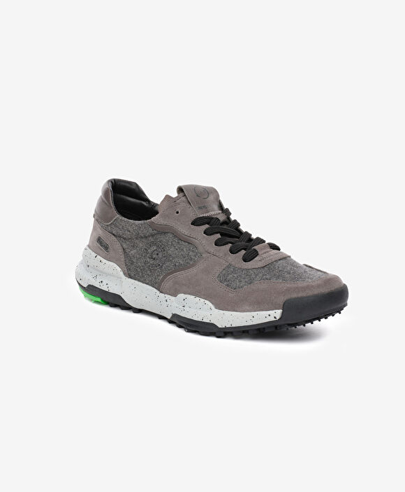 Erkek Gri Hakiki Deri Spor Ayakkabı