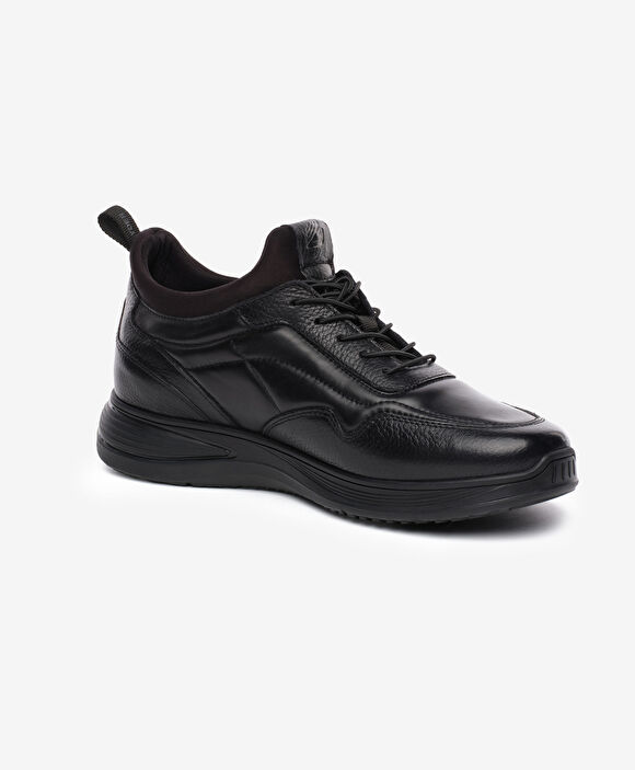 Erkek Siyah Hakiki Deri Ayakkabı