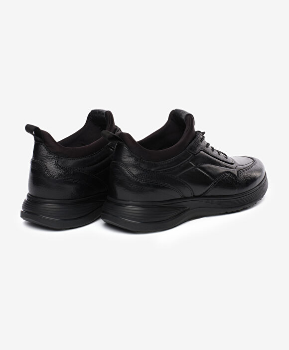 Erkek Siyah Hakiki Deri Ayakkabı