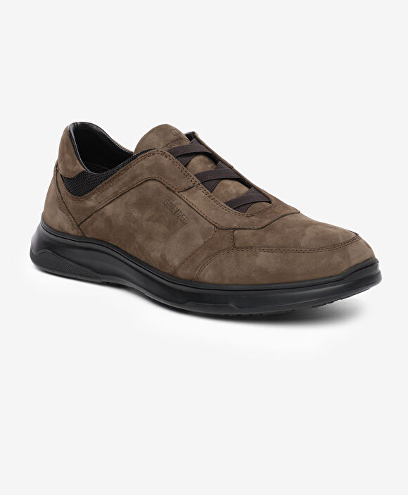 Erkek Duman Nubuk Hakiki Deri Comfort Ayakkabı