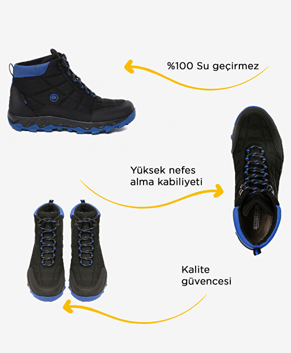 Erkek Siyah Saks Su Geçirmez Outdoor Bot