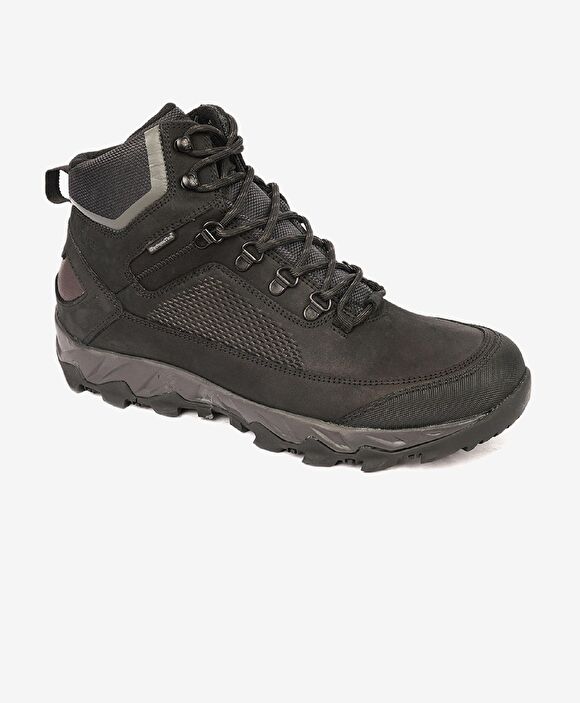 Erkek Siyah Hakiki Deri Su Geçirmez Outdoor Bot