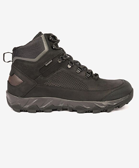 Erkek Siyah Hakiki Deri Su Geçirmez Outdoor Bot