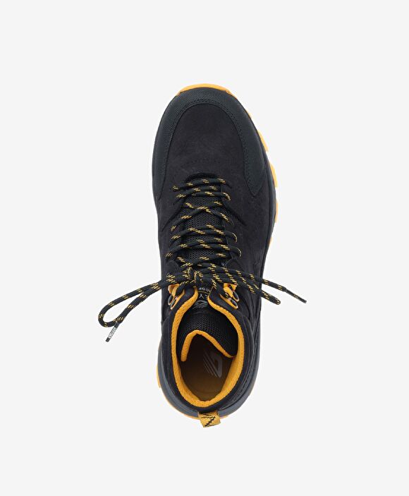 Erkek Siyah Sarı Hakiki Deri Su Geçirmez Outdoor Bot