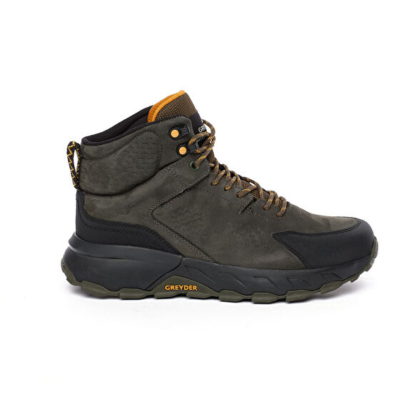 Erkek Haki Siyah Hakiki Deri Su Geçirmez Outdoor Bot