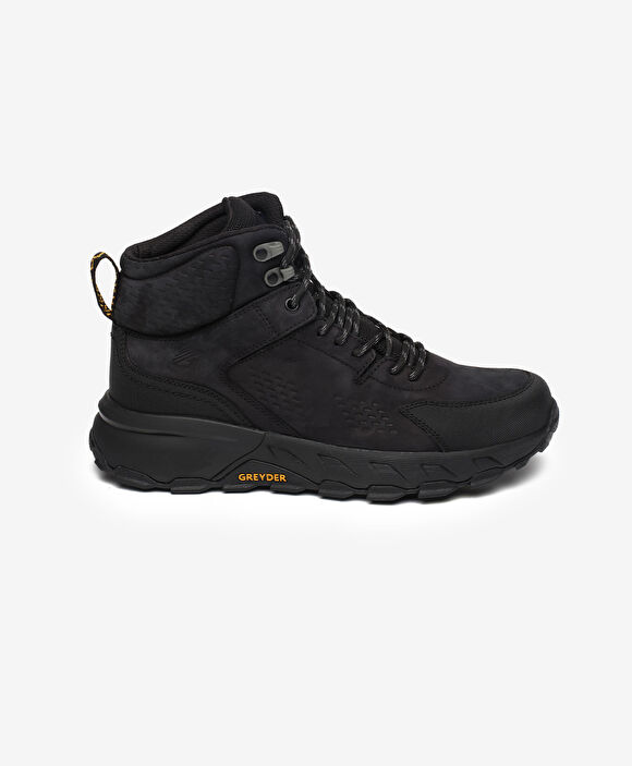 Erkek Siyah Hakiki Deri Su Geçirmez Outdoor Bot