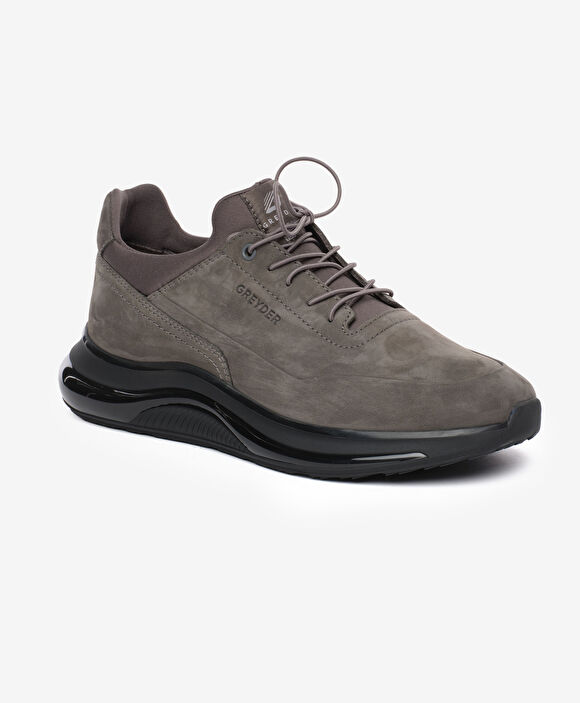 Erkek Koyu Füme Hakiki Deri Ayakkabı