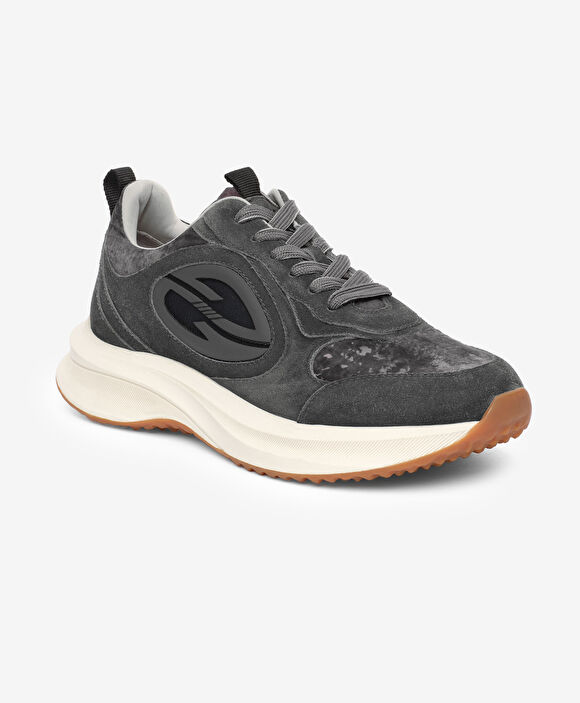 Erkek Siyah Hakiki Deri Spor Ayakkabı