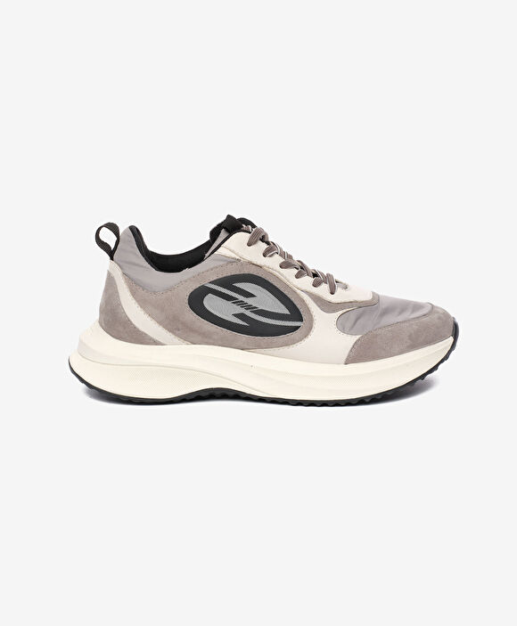 Erkek Gri Hakiki Deri Spor Ayakkabı