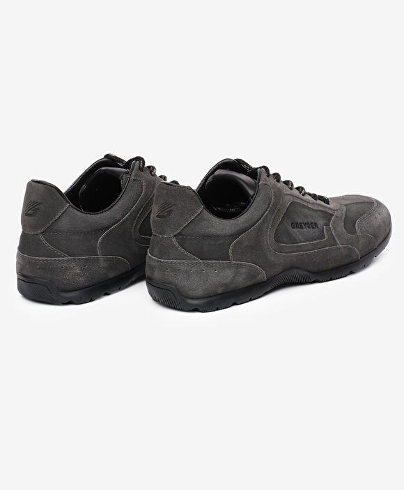 Erkek Siyah Hakiki Deri Spor Ayakkabı