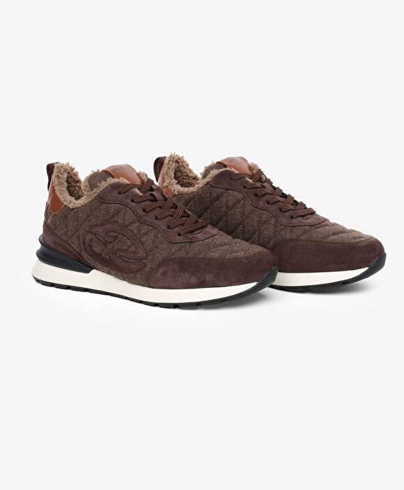 Erkek Kahverengi Hakiki Deri Spor Ayakkabı