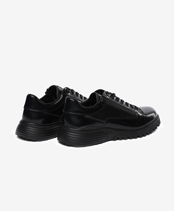 Erkek Siyah Hakiki Deri Ayakkabı