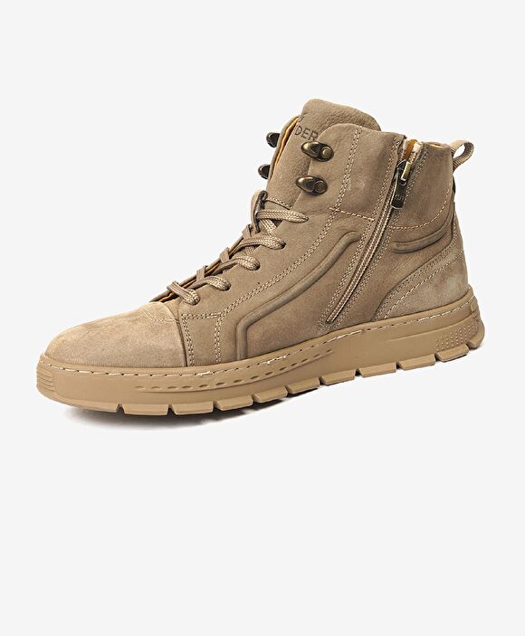 Erkek Koyu Vizon Sneaker Bot