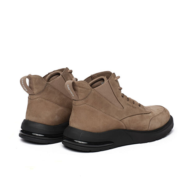 Erkek Vizon Hakiki Deri Sneaker Bot