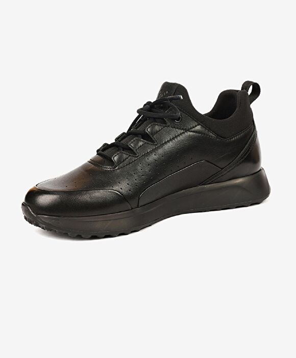 Erkek Siyah Hakiki Deri Ayakkabı