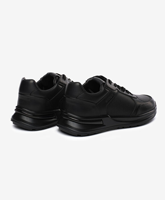 Erkek Siyah Hakiki Deri Ayakkabı