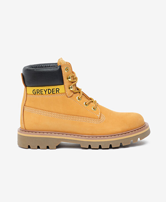 Erkek Sarı Hakiki Deri Bot