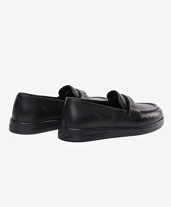 Kadın Siyah Hakiki Deri Loafer Ayakkabı