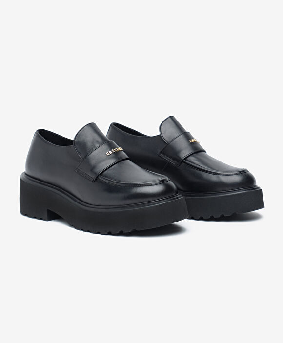Kadın Siyah Hakiki Deri Loafer Ayakkabı