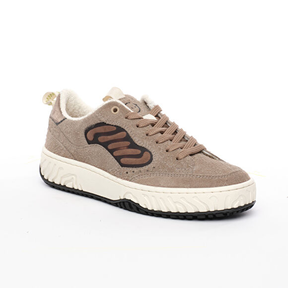 Kadın Kahverengi Hakiki Deri Sneaker Ayakkabı